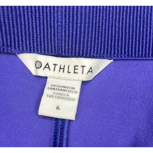 Athleta Glacier Snow Skinny Pant Purple Athleisure Wear Size 6 - Picture 15 of 17